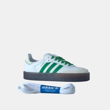 Adidas Sambae W - White Green Gum | Plataforma - Imagen 2