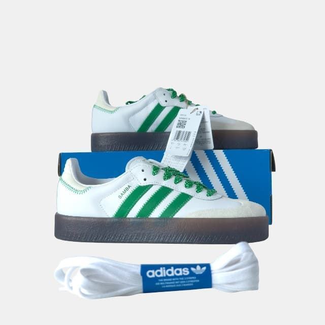Adidas Sambae W - White Green Gum | Plataforma - Imagen 3