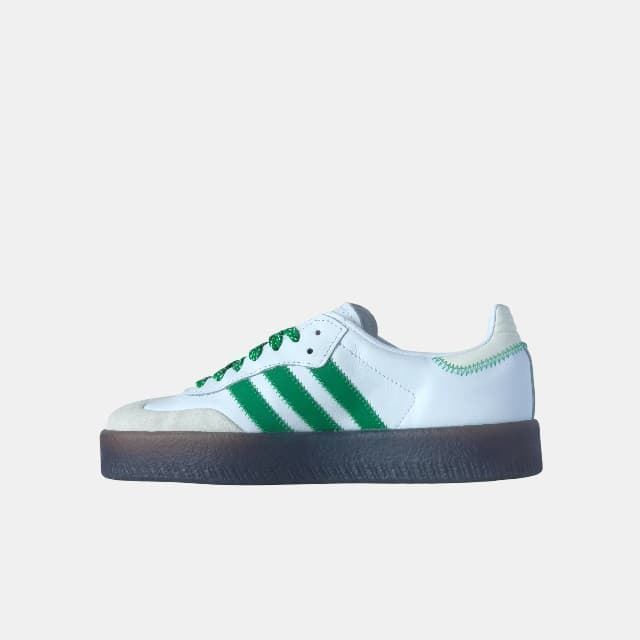 Adidas Sambae W - White Green Gum | Plataforma - Imagen 6