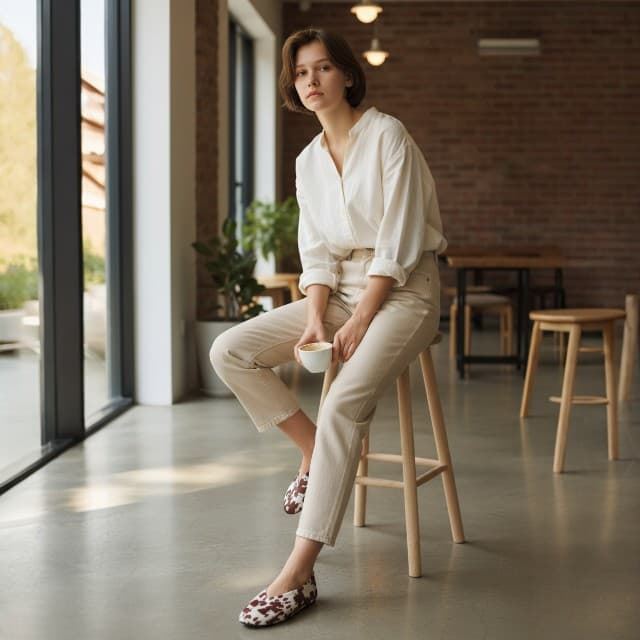 Bailarinas Corina Cow Print. - Imagen 8