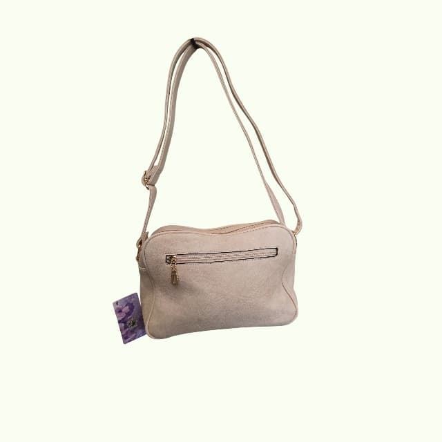 Bolso Crossbody PARROT KING en piel Vegana , Color Beige. - Imagen 3