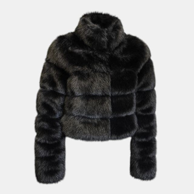 Chaqueta de Pelo Sintetico Faux Fur Brigth Girl. - Imagen 2