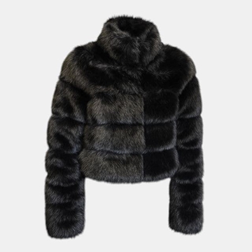 Chaqueta de Pelo Sintetico Faux Fur Brigth Girl. - Imagen 2