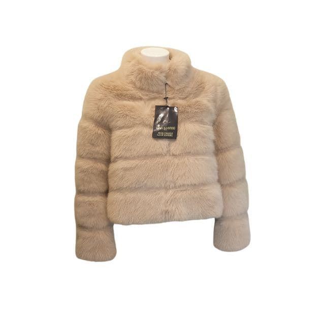 Chaqueta de Pelo Sintetico Faux Fur Brigth Girl. - Imagen 3