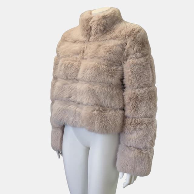 Chaqueta de Pelo Sintetico Faux Fur Brigth Girl. - Imagen 8