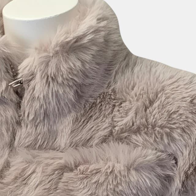 Chaqueta de Pelo Sintetico Faux Fur Brigth Girl. - Imagen 9