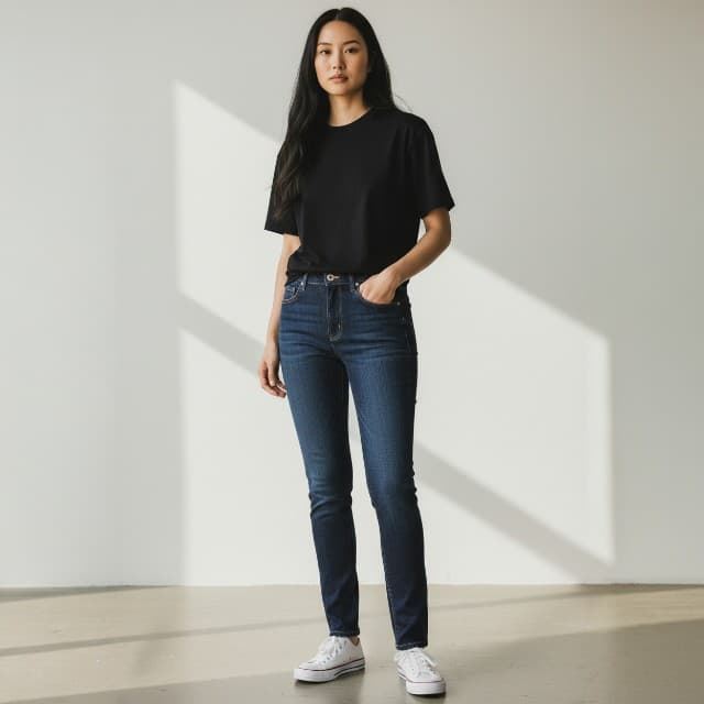 Jeans Hugo Boss Nelin Talla 28 - Straigth Mid Rise - Mujer - Imagen 2