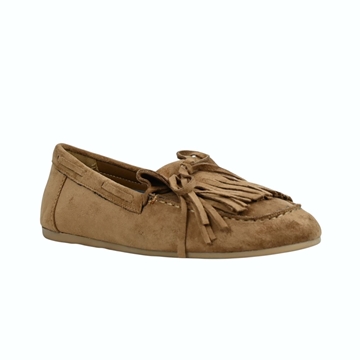 Mocasín Guapissima con Flecos color Camel - Imagen 2