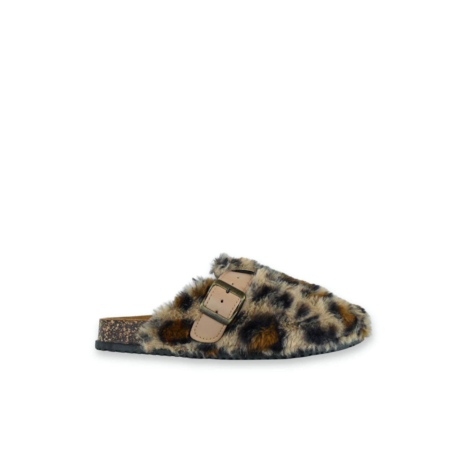 Zuecos Pelo Leopard Print 'Bio-Style' - White Labs - Imagen 1