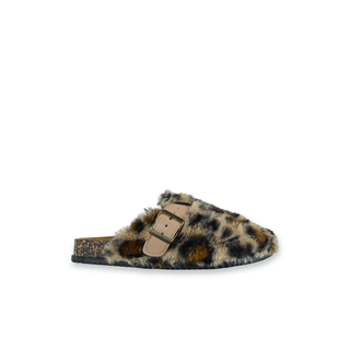 Zuecos Pelo Leopard Print 'Bio-Style' - White Labs - Imagen 1